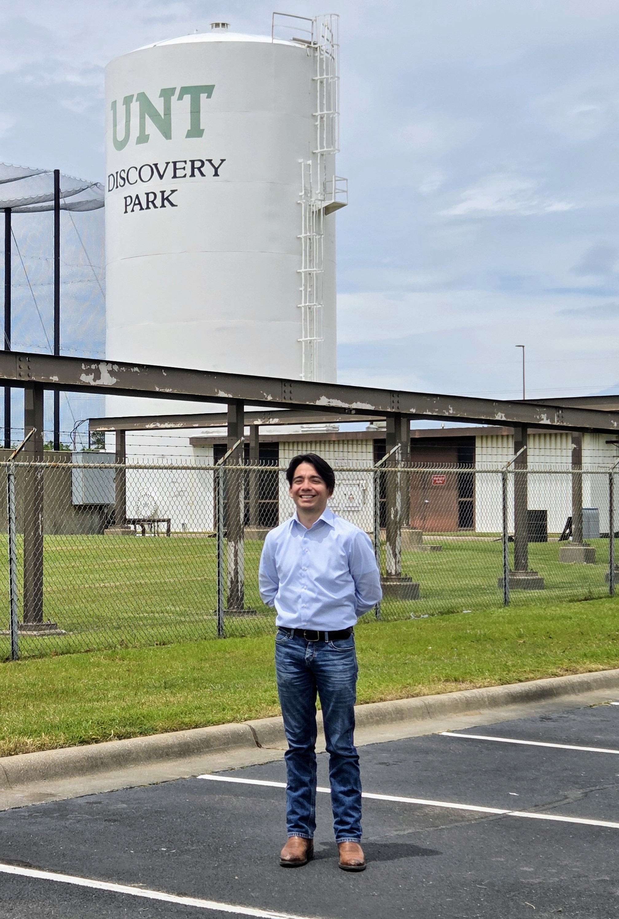 Diego Narvaez at UNT Discovery Park